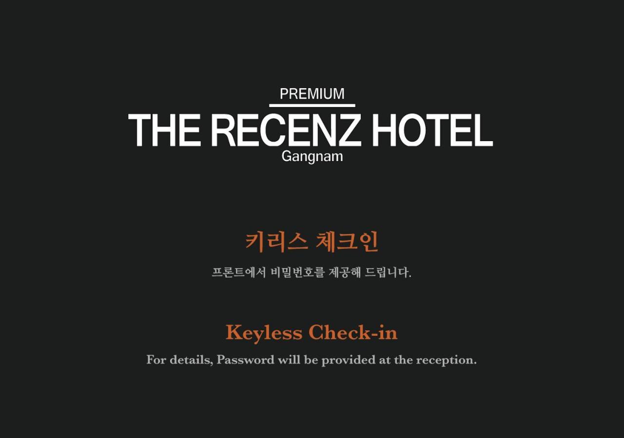 The Recenz Premium Gangnam Garosu-Gil Hotel Seoul Ngoại thất bức ảnh